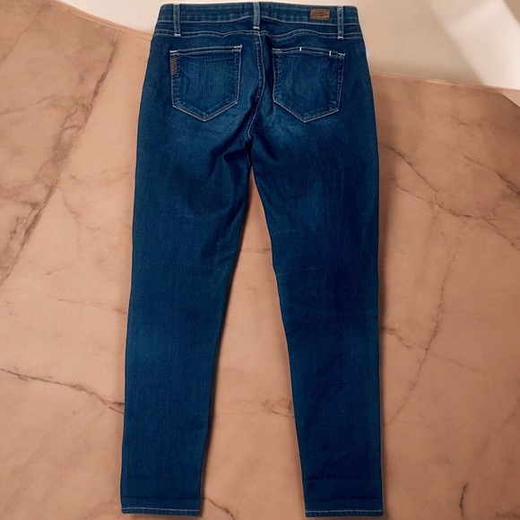 PAIGE Denim ‘Kylie Crop’ Jeans in “Deep Purple” Dark Wash Size 26 - Picture 10 of 15